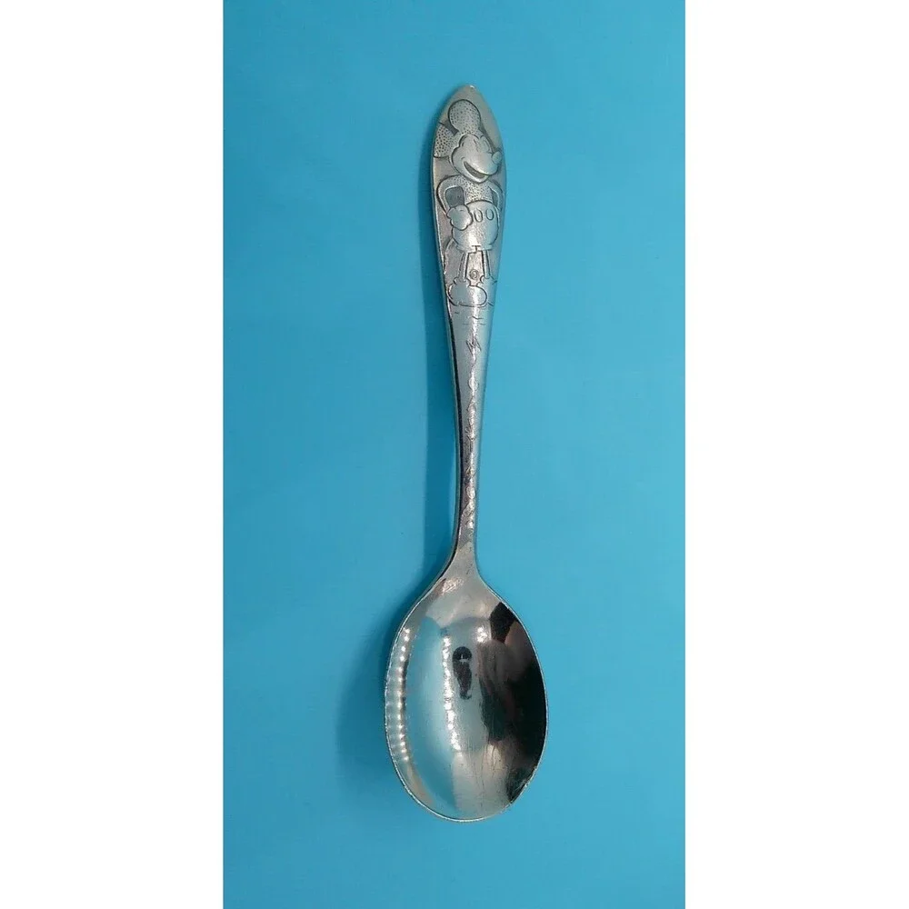 Disney - Branford 1930s - Mickey Mouse Silver-plated Spoon